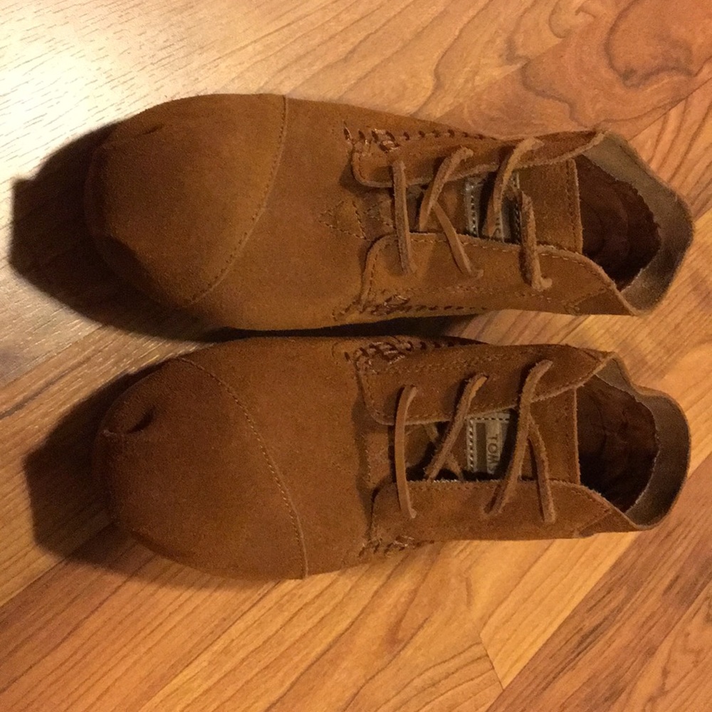 Brown suede shoes
